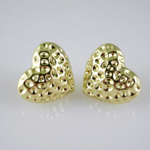 E2828 Earrings - Aretes - Zircon Stone - 14K Real Color