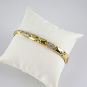 B1900 Bracelet - Pulseras - Zircon Stone - 14K Real Color