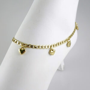 A0086 Anklets - Tobilleras - 14K Real Color 2mm