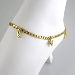 A0088 Anklets - Tobilleras - 14K Real Color 2mm