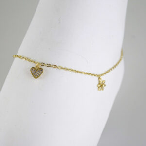 A0093 Anklets - Tobilleras - 14K Real Color 2mm