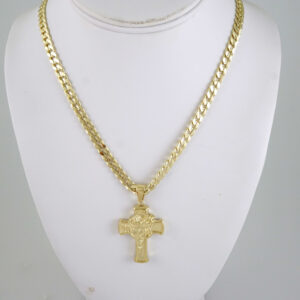 SET1904 Cadenas & Colgantes - Chain - Pendants - Zircon Stone - 14K Real Color 3mmX45cm