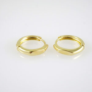 E2869 Earrings - Aretes - Zircon Stone - 14K Real Color