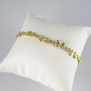 B1925 Bracelet - Pulseras - Zircon Stone - 14K Real Color