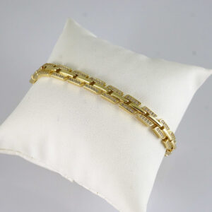 B1928 Bracelet - Pulseras - Zircon Stone - 14K Real Color