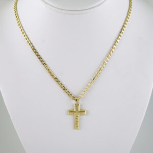 SET1914 Cadenas & Colgantes - Chain - Pendants - Zircon Stone - 14K Real Color 8mmX45cm
