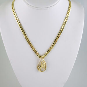 SET1919 Cadenas & Colgantes - Chain - Pendants - Zircon Stone - 14K Real Color