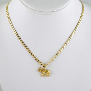 SET1916 Cadenas & Colgantes - Chain - Pendants - Zircon Stone - 14K Real Color