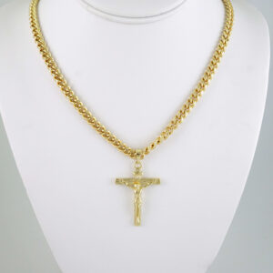 SET1918 Cadenas & Colgantes - Chain - Pendants - Zircon Stone - 14K Real Color