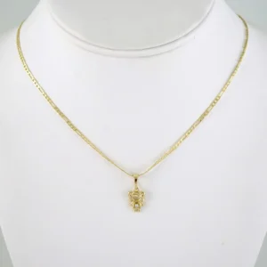SET1897 Cadenas & Colgantes - Chain - Pendants - Zircon Stone - 14K Real Color 3mmX45cm