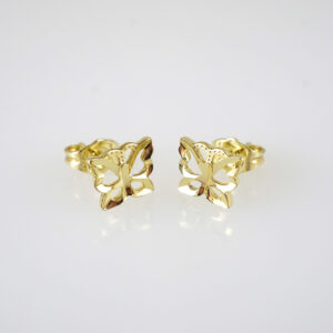 E2883 Earrings - Aretes - Zircon Stone - 14K Real Color