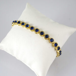 B1931 Bracelet - Pulseras - Zircon Stone - 14K Real Color