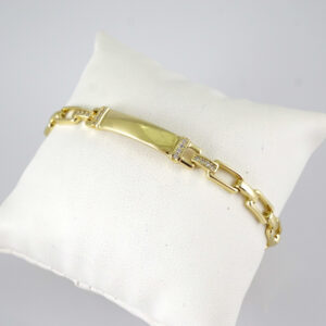 B1936 Bracelet - Pulseras - Zircon Stone - 14K Real Color