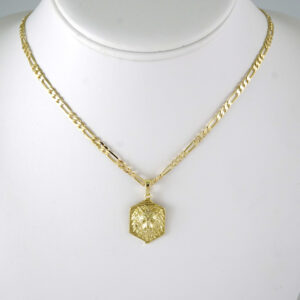 SET1920 Cadenas & Colgantes - Chain - Pendants - Zircon Stone - 14K Real Color