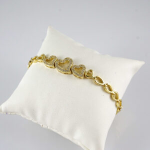 B1939 Bracelet - Pulseras - Zircon Stone - 14K Real Color