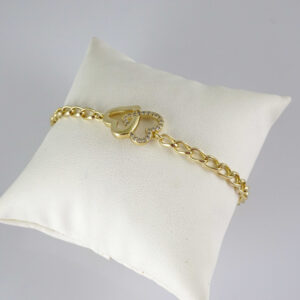 B1943 Bracelet - Pulseras - Zircon Stone - 14K Real Color