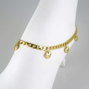 A0096 Anklets - Tobilleras - 14K Real Color 2mm