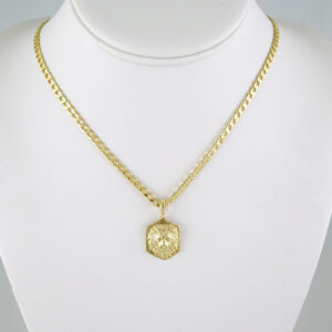 SET1925 Cadenas & Colgantes - Chain - Pendants - Zircon Stone - 14K Real Color