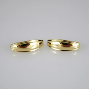 E2908 Earrings - Aretes - Zircon Stone - 14K Real Color