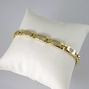 B1946 Bracelet - Pulseras - Zircon Stone - 14K Real Color